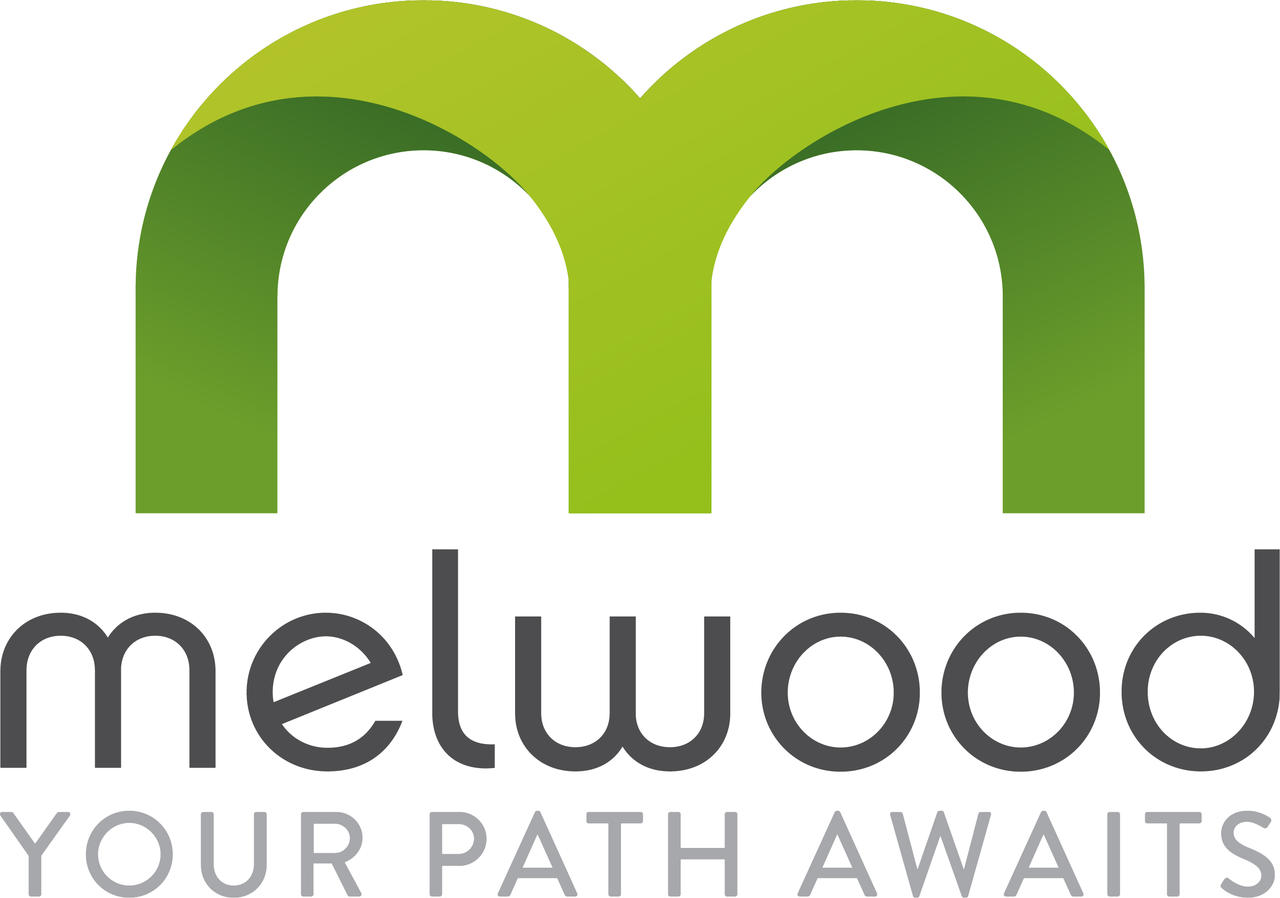 logo of Melwood, with the text 'your path awaits' below